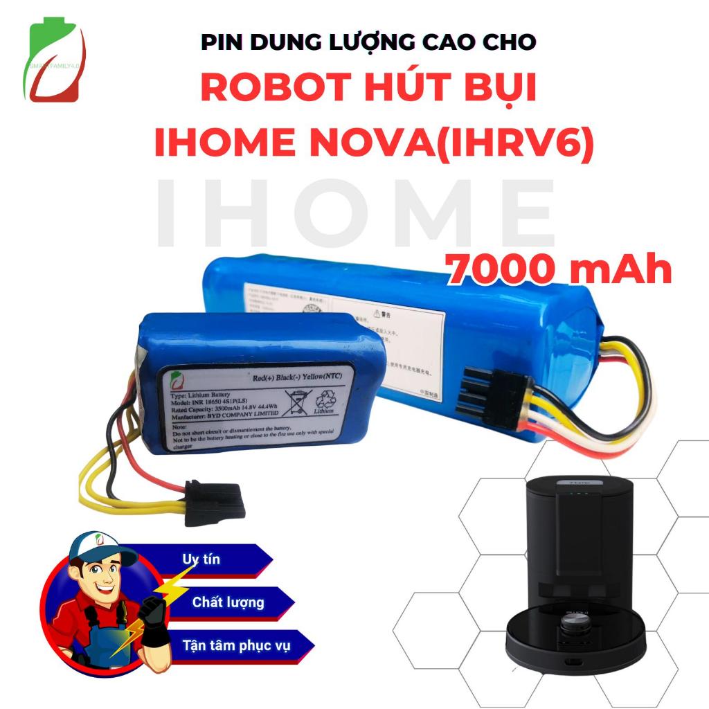 แบตเตอรี่สําหรับ IHOME NOVA(IHRV6) หุ่นยนต์ VACUUM, CAPACITY 7000MAH STANDARD LG/SAMSUNG