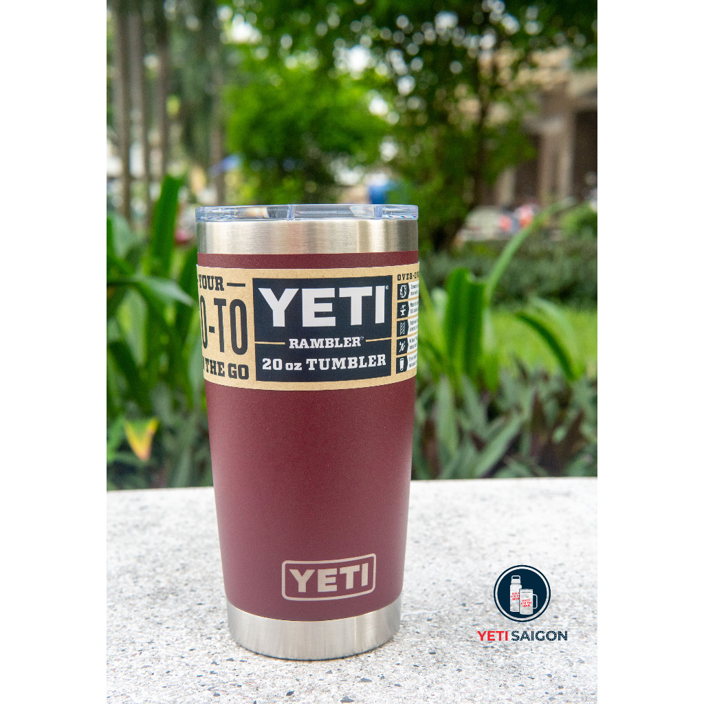 [Yeti ไซโกโนะ] Yeti 20oz แก้วเก็บความร้อนพร้อมฝาปิดแม่เหล็ก MagSlider - ของแท้ Yeti USA -