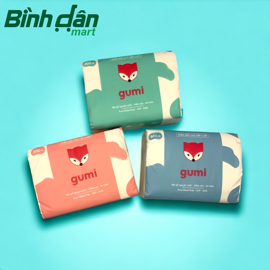 กระดาษทิชชู่พรีเมี่ยม GUMI