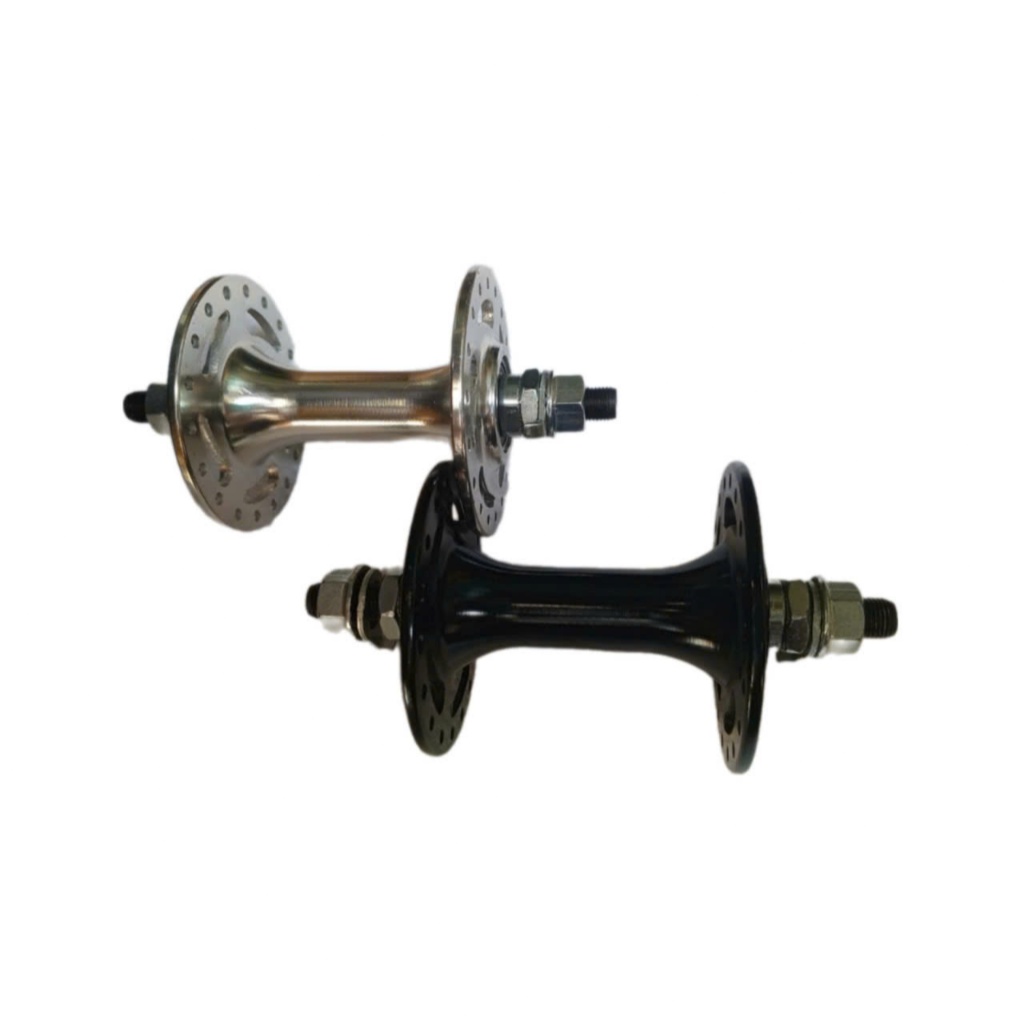 Fixed Gear Bicycle Front Hub 32/36 Holes Black/Silver