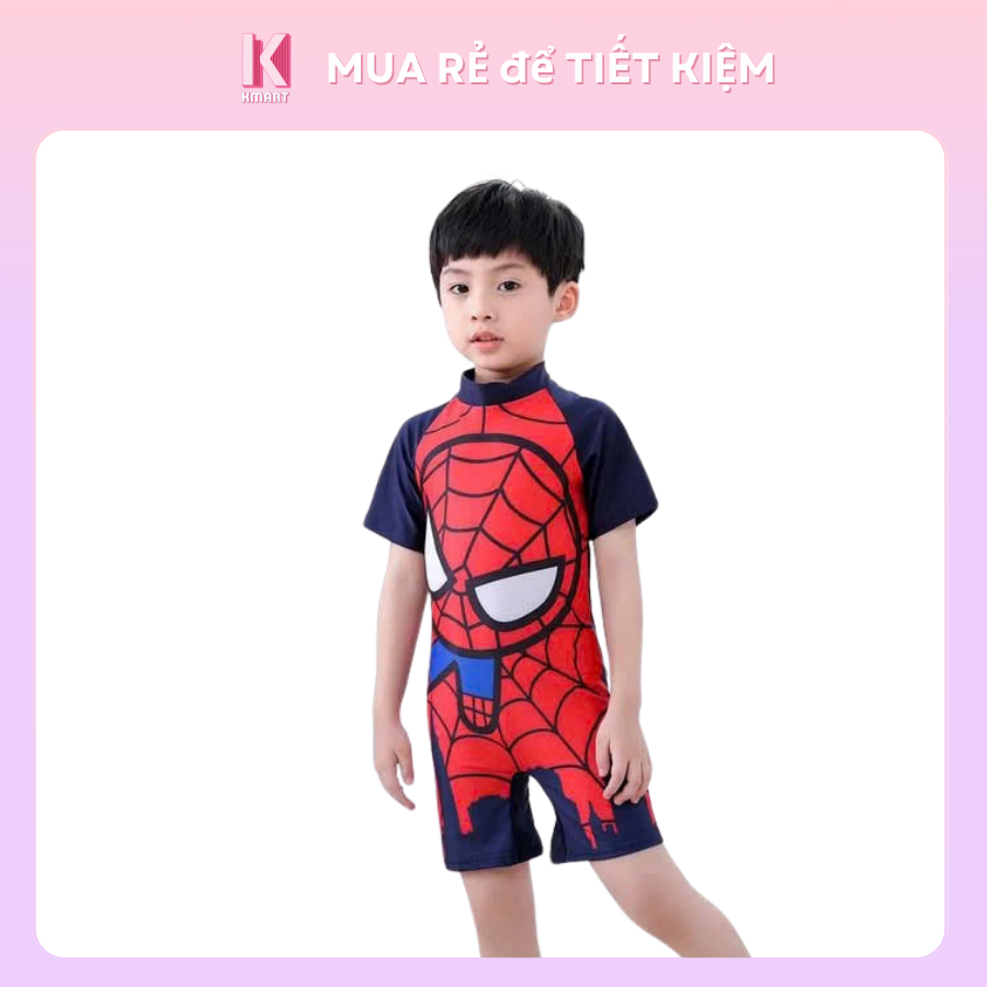 ชุดว่ายน้ําวันพีชสําหรับเด็กชายและเด็กหญิง ซูเปอร์ฮีโร่ เจ้าหญิง แถมหมวก KMART R02