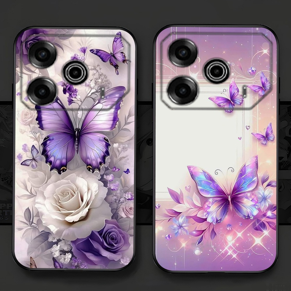 เคส Tecno pova 6 5g / pova 6 neo / 6 pro 5g พร้อมเคสผู้หญิงสุดน่ารักพิมพ์ลาย