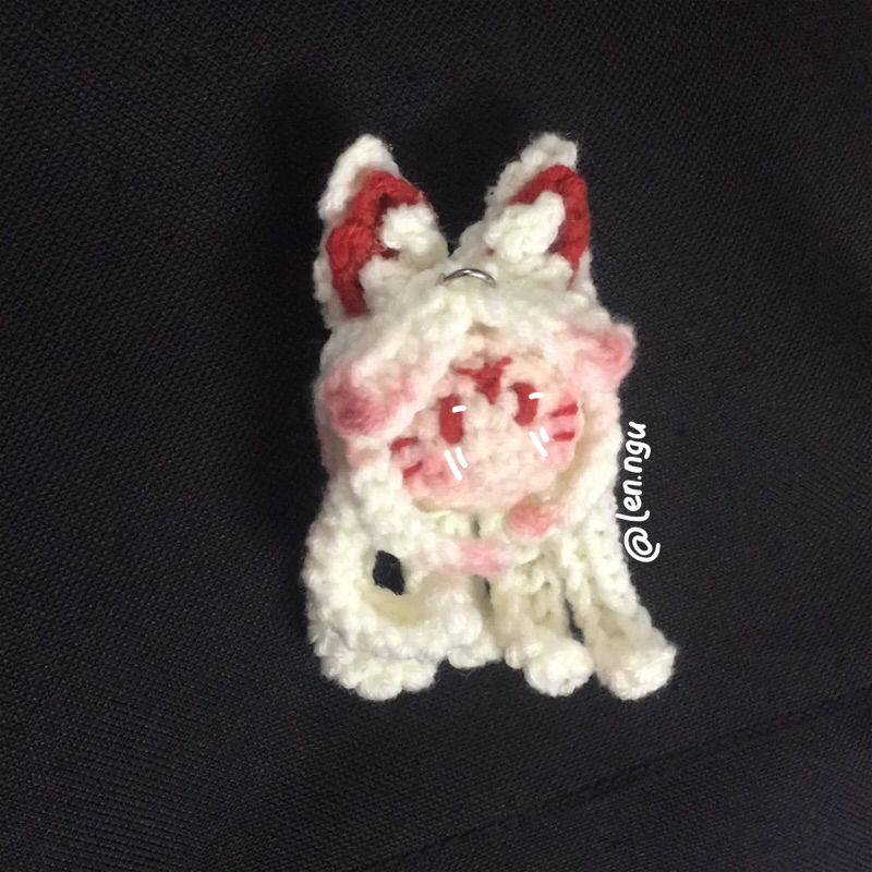 [AHRI] พวงกุญแจโมจิขนสัตว์ Ahri Immortalised Legend- LOL