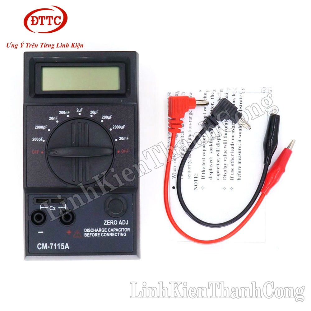 คาปาซิเตอร์มิเตอร์ CM7115A