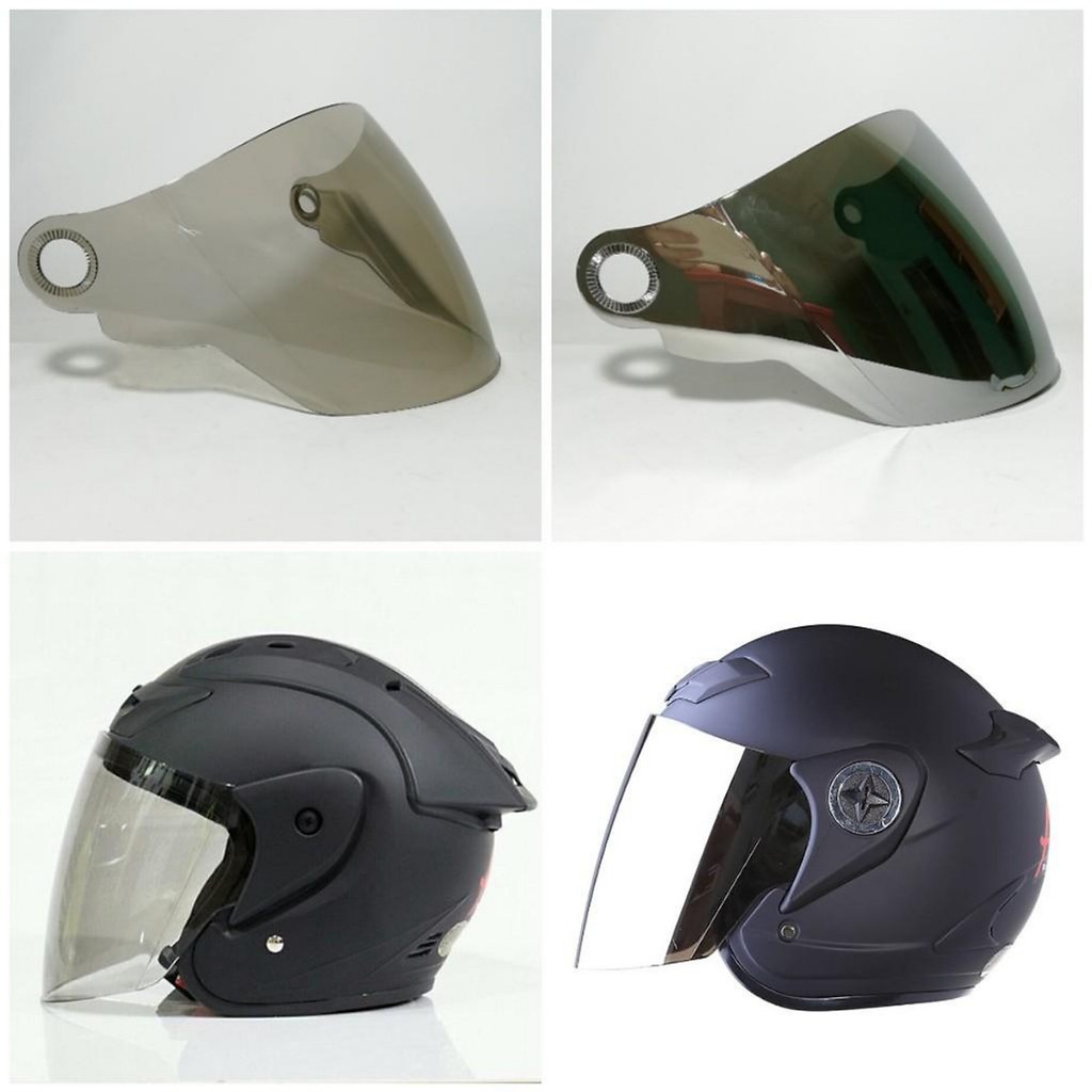 แว่นตาทดแทนหมวกกันน็อค Asia MT115, MT168,