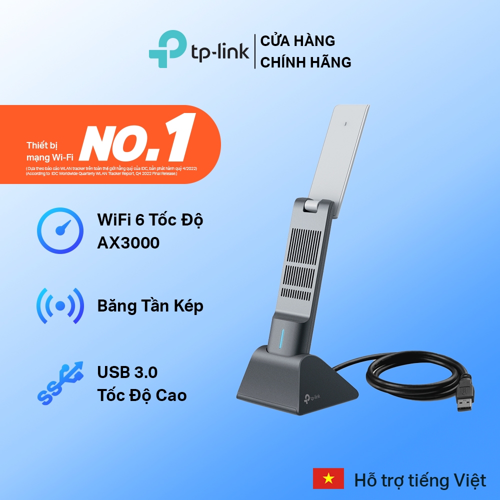 TP-Link Archer TX50UH อะแดปเตอร์ USB WiFi กําไรสูง AX3000
