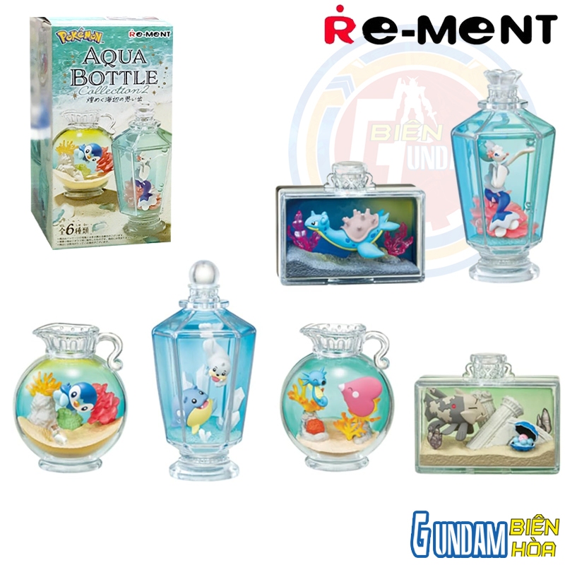 Blindbox Re-ment POKEMON AQUA BOTTLE collection 2 รุ่น (สุ่มรุ่น)