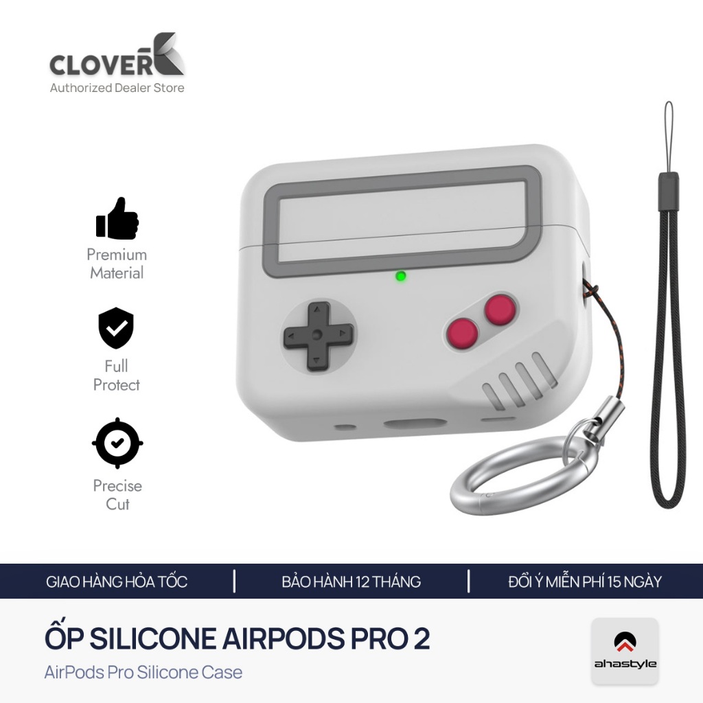 เคสหูฟังคอนโซลเกมซิลิโคนกันกระแทก Ahastyle – เข้ากันได้กับ AirPods Pro 1/2/3, AirPods 3