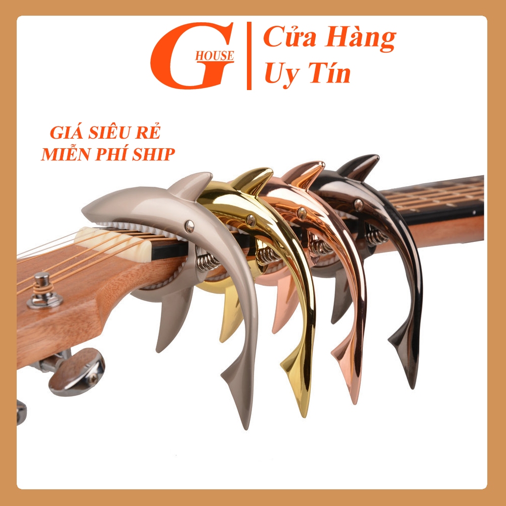 XO Shark Guitar Capo I Good Spring Shark Capo I Capo โลหะคุณภาพพรีเมี่ยม
