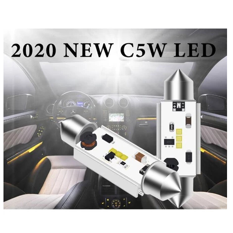 8 สีโคมไฟเพดาน Led สําหรับรถบรรทุก 24V 12V T10 31 มม.39 มม.36 มม.28 มม.41 มม.194 C5W C10W C3W 24SMD 