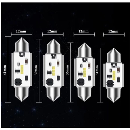 8 สีโคมไฟเพดาน Led สําหรับรถบรรทุก 24V 12V T10 31 มม.39 มม.36 มม.28 มม.41 มม.194 C5W C10W C3W 24SMD 