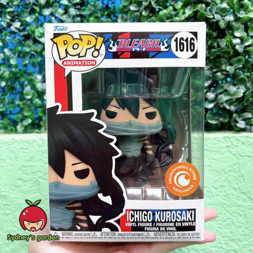 Funko Pop BLEACH Figure - ICHIGO (GETSUGA) (CRUNCHYROLL) (DAMAGED)