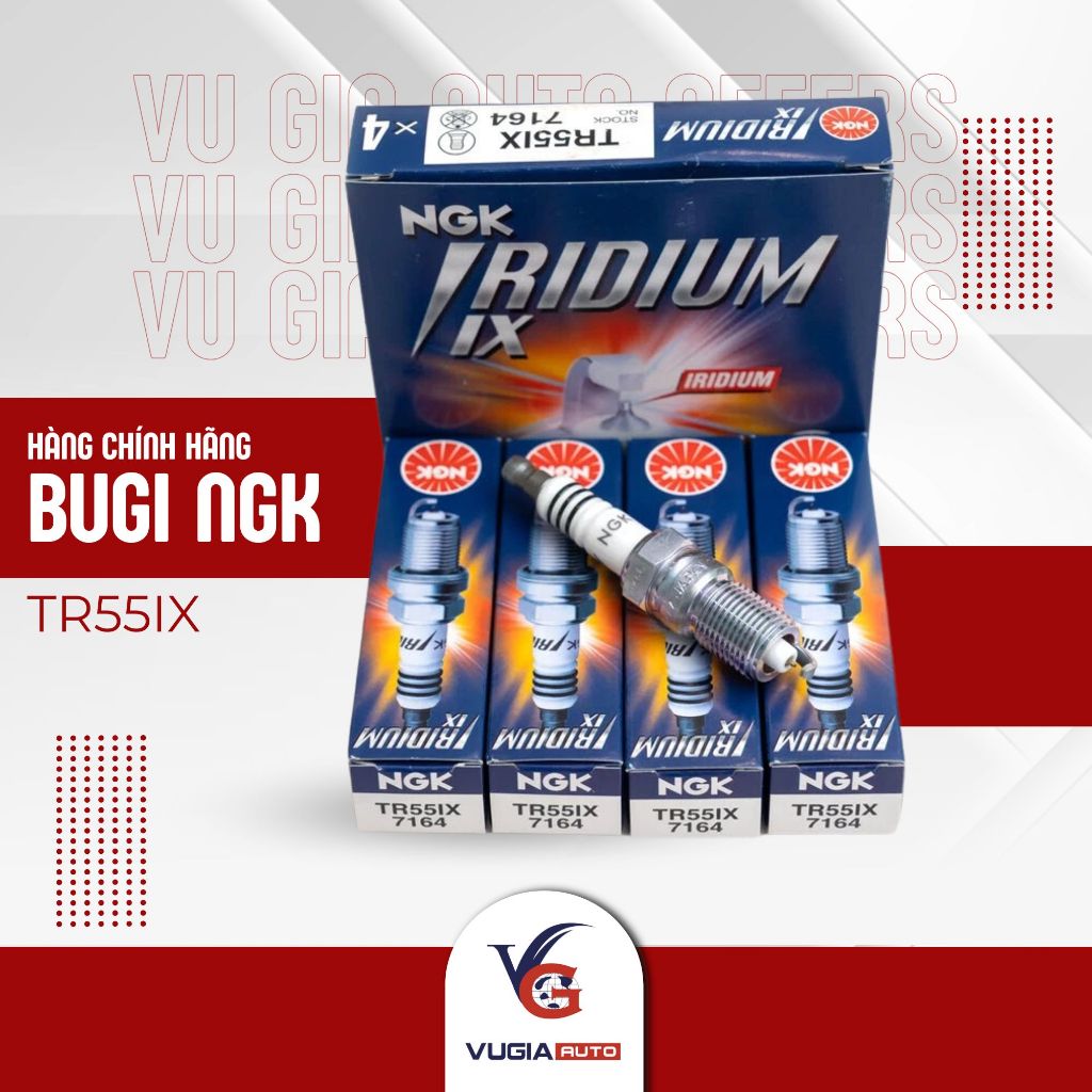 หัวเทียน NGK IRIDIUM TR55IX [GENUINE] หมุดคลัตช์สั้น INSTALLING FORD ESCAPE/ MONDEO/ MAZDA CARS...