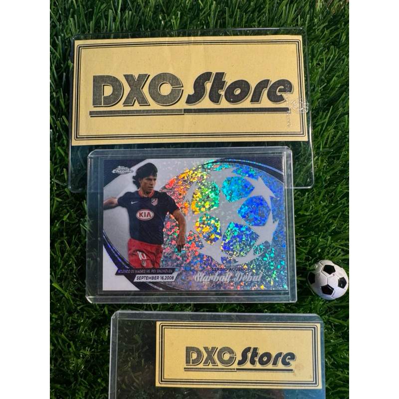 [ ของแท้ ] - STARBALL DEBUT - TOPPS CHROME 2024 - SERGIO AGUERO (ATLETICO MADRID)