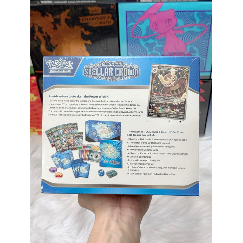 Pokémon TCG: กล่องเทรนเนอร์ Scarlet & Violet-Stellar Crown Elite - รูปที่ 6