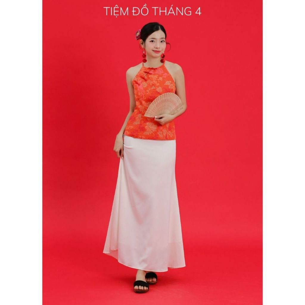 Tdt4 - นวัตกรรมเสื้อคอปกบางสําหรับผู้หญิงผ้าฝ้าย 1 ชั้นพิมพ์ลายดอกไม้ขนาด S/M FLOWER BIRDS