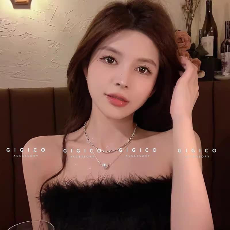 Chocker ไข่มุก 2 เส้น