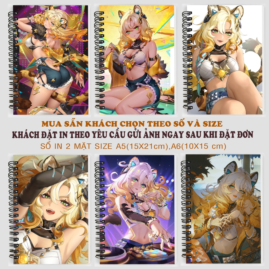 โน๊ตบุ๊ค A5 A6 xilonen genshin impact MAU1393P8