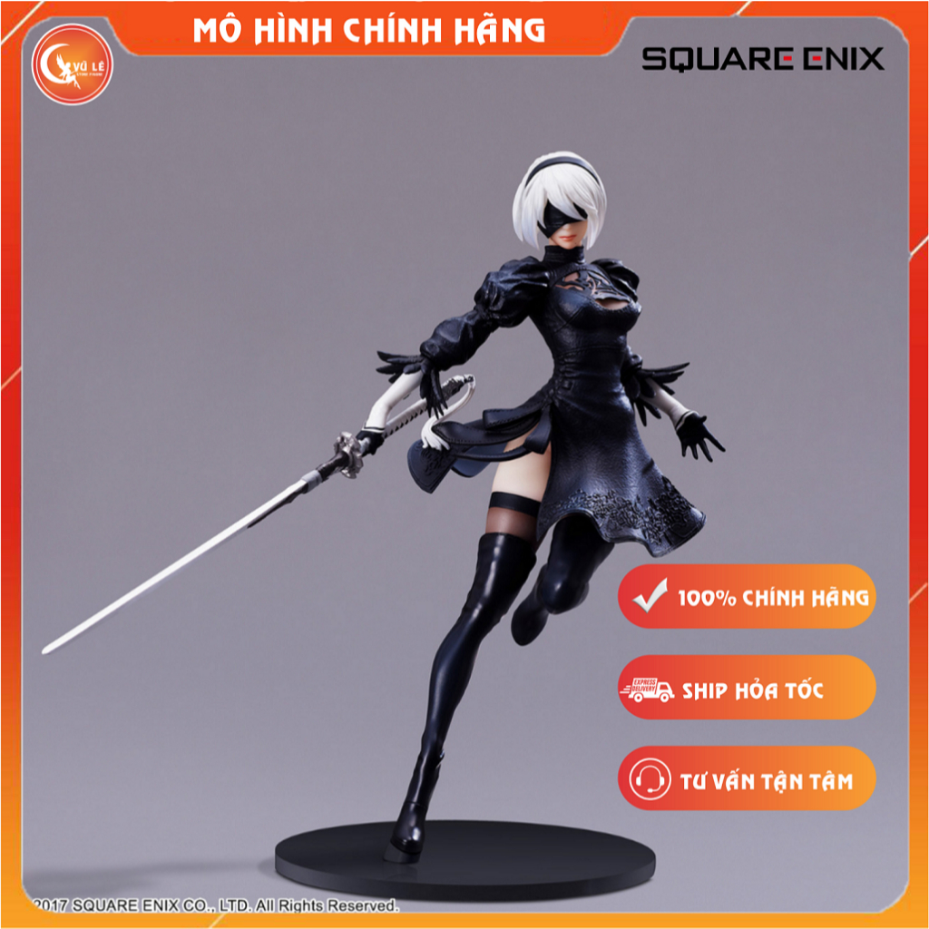 ฟิกเกอร์ NieR Automata Form-ISM ของแท้ - 2B SQUARE ENIX ฟิกเกอร์อนิเมะ 18 ซม.