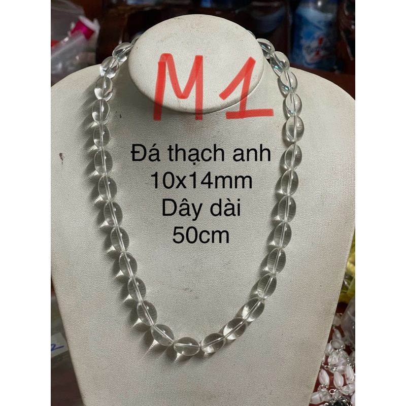 สร้อยคอ QUARTZ สีขาวใส ms P2