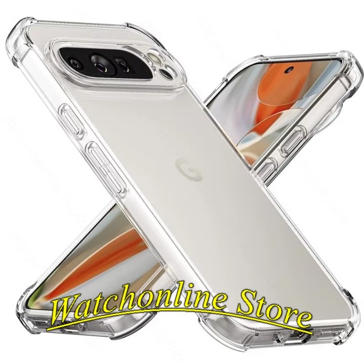 Google Pixel9 Pixel 9 pro Pixel 9pro เคสกันกระแทกแบบใสป้องกัน 4 มุม