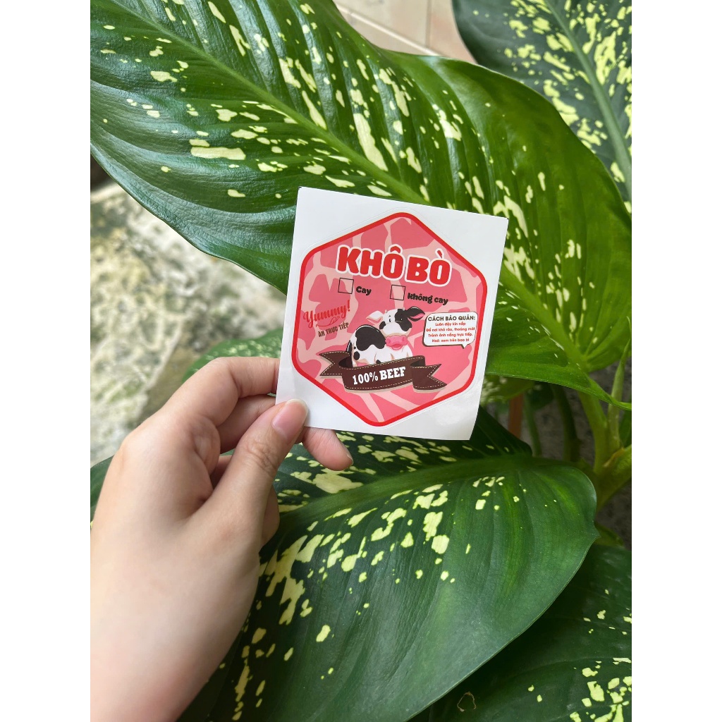 55 HEXAGONAL STAMPS 7X8CM - DRIED BEEF