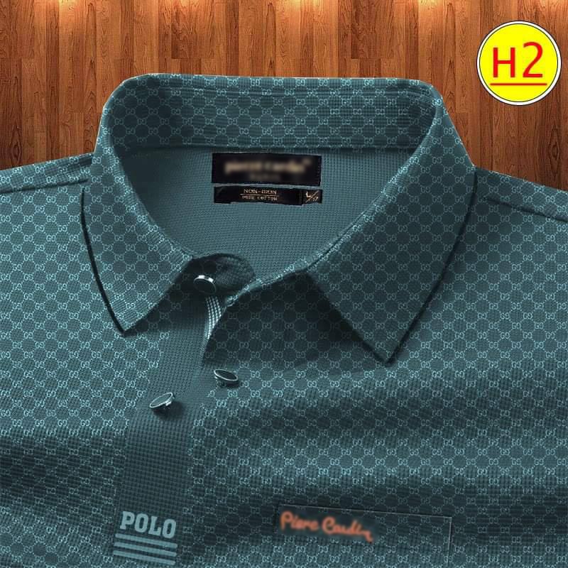 ใหญ่ เสื้อโปโลผู้ชายคุณภาพสูงสําหรับผู้ชาย - เสื้อโปโลผ้าเย็น พี2
