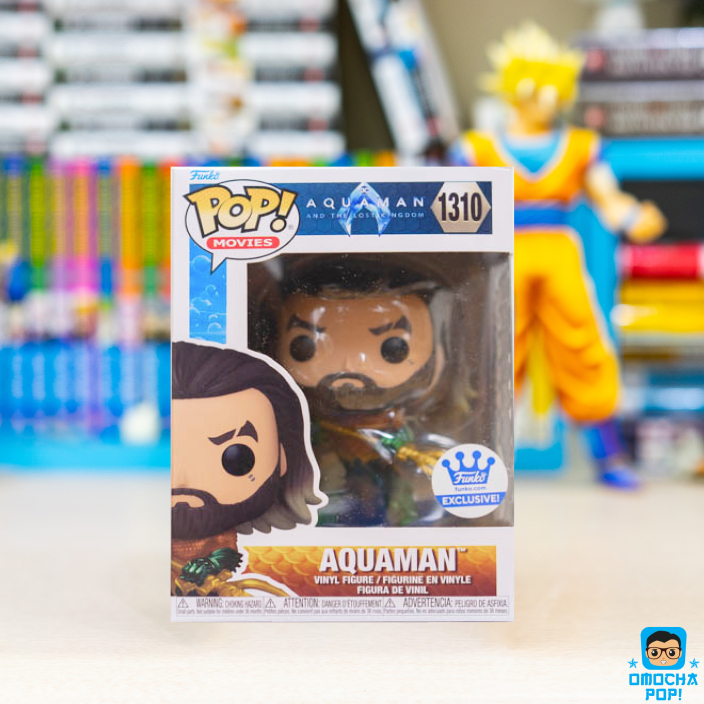 ของแท้ Funko Pop Figure DC Comics Aquaman 2 - Aquaman on Wave 1310 - Funko Shop Exclusive Stamp