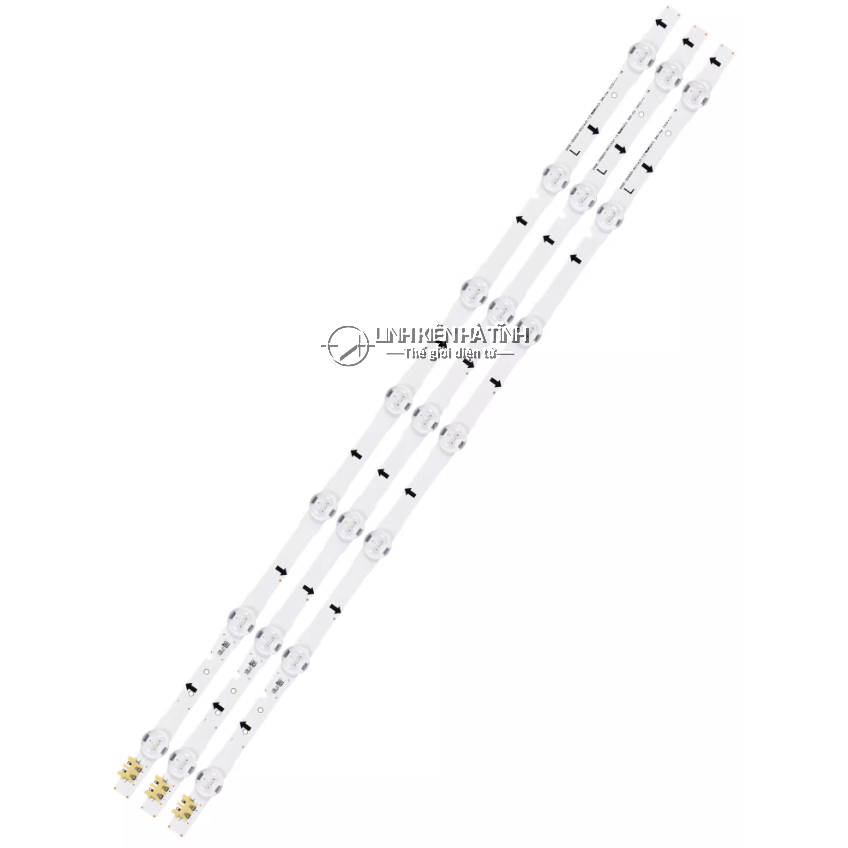 Samsung TV LED bar ชุด 32H4100 UA32H4100 UA32H5000 UA32H5500 32H5500 - ชุดแถบละ 3 แท่ง พร้อม LED 7 ด