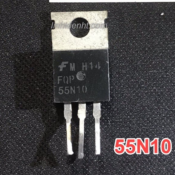 กระเป๋า 5 ชิ้น FQP55N10 55N10 N-channel mosfet 55A/100V ถอดประกอบ