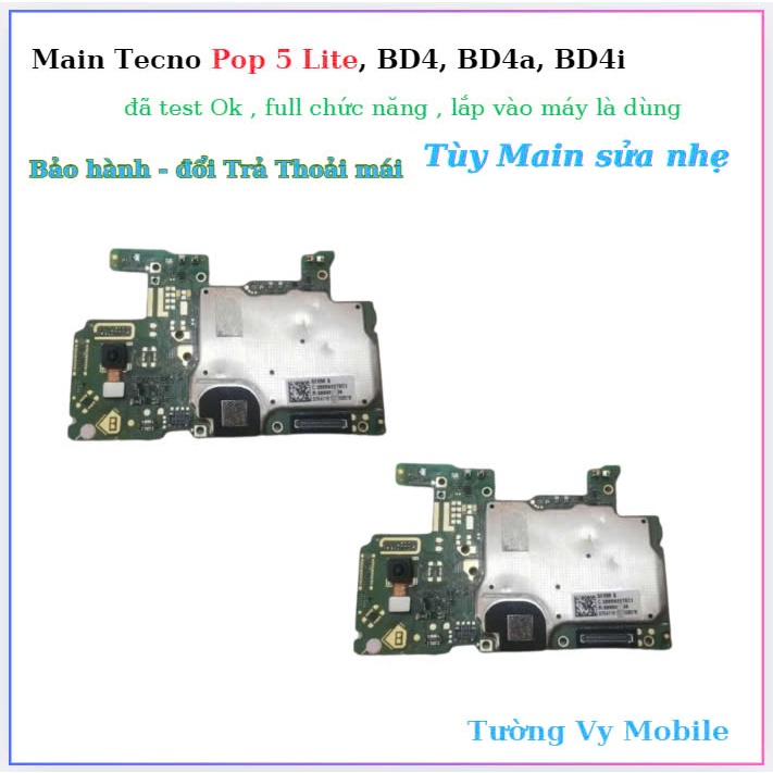 หลัก Tecno Pop 5 Lite, BD4, BD4a, BD4i