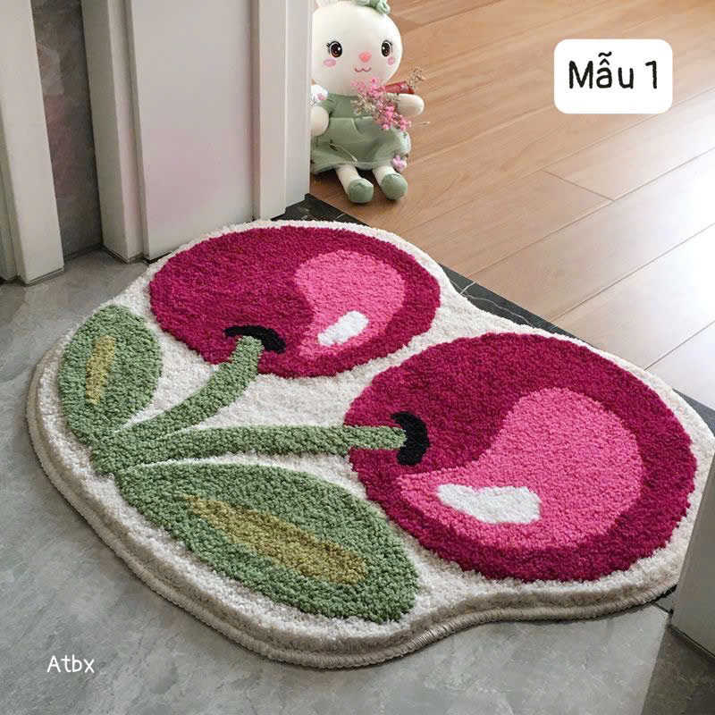 พรมปูพื้นขนผลไม้สุดน่ารัก