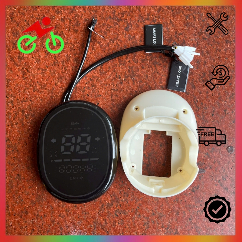 นาฬิกา Moka Maoly Yadea I8 48V-72V 3.5x15.5 มม.พร้อมการ์ดแม่เหล็กสําหรับควบคุมจักรยานไฟฟ้า,มัลติฟังก