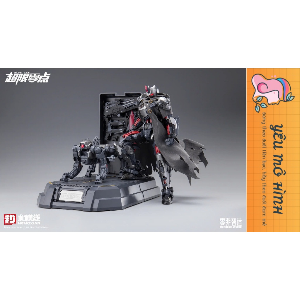 กันดั้ม MG Over Zero UTX-6030 TASTIER มาพร้อมรูปลอกน้ํา, ฐานแสดงผลและจอแสดงผลขนาดเล็ก