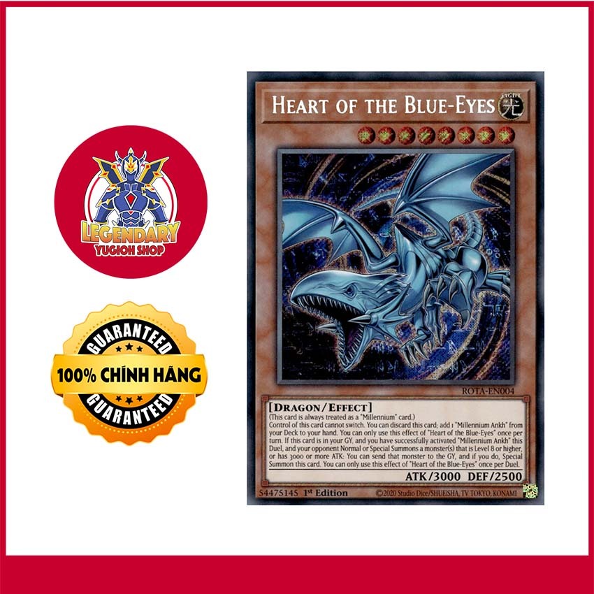 [การ์ด Yugioh ดั้งเดิม] Heart of the Blue-Eyes