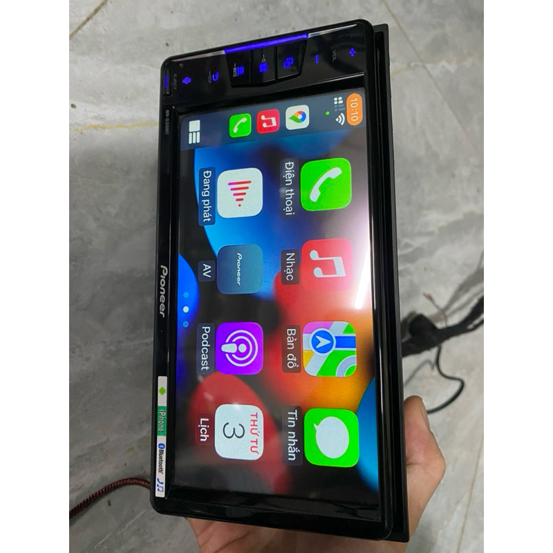 หน้าจอ Pioneer AVH-ZL5150BT มี apple carplay และ Android auto