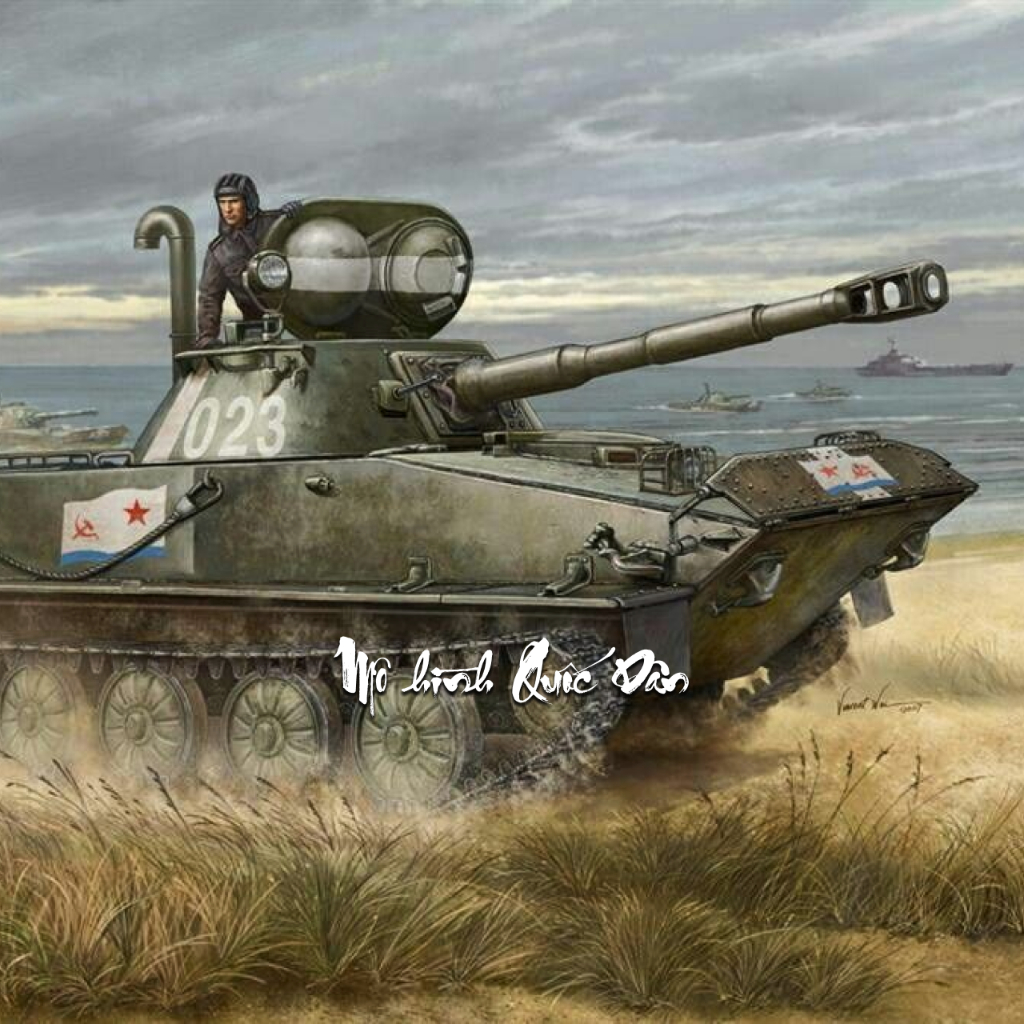 โมเดลทหาร | PT-76B ชุดโมเดลถัง | อัตราส่วน: 1/35 | ทรัมเป็ต |