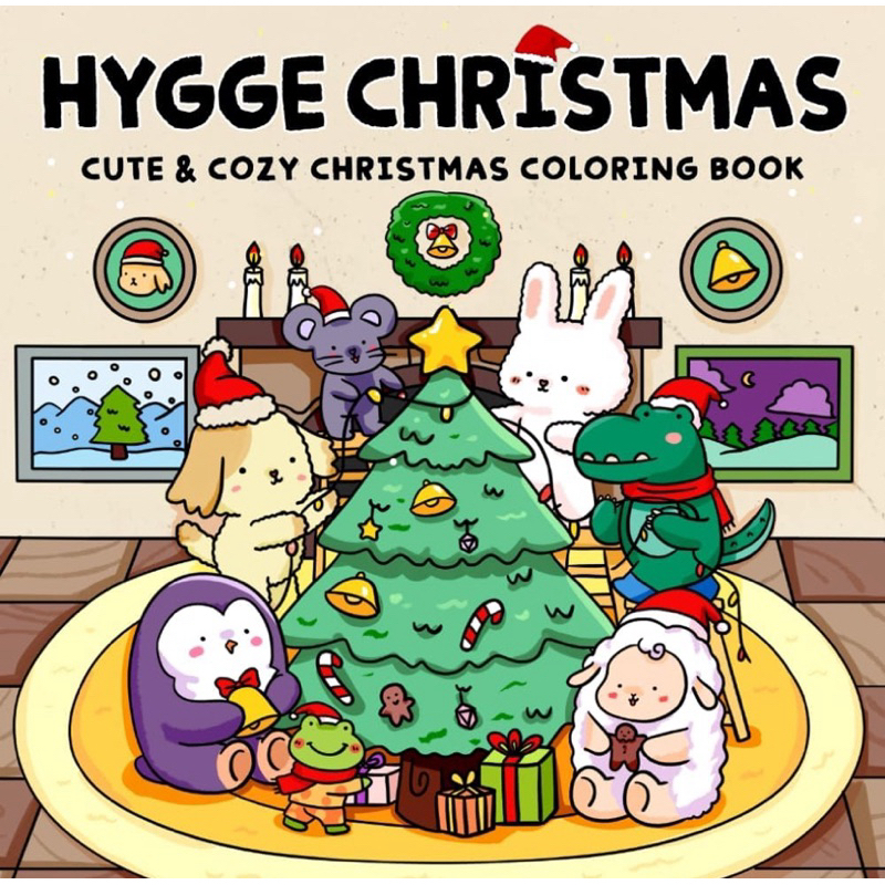 Hygge Christmas by Fuzzy Pals Coloring (ของแท้)
