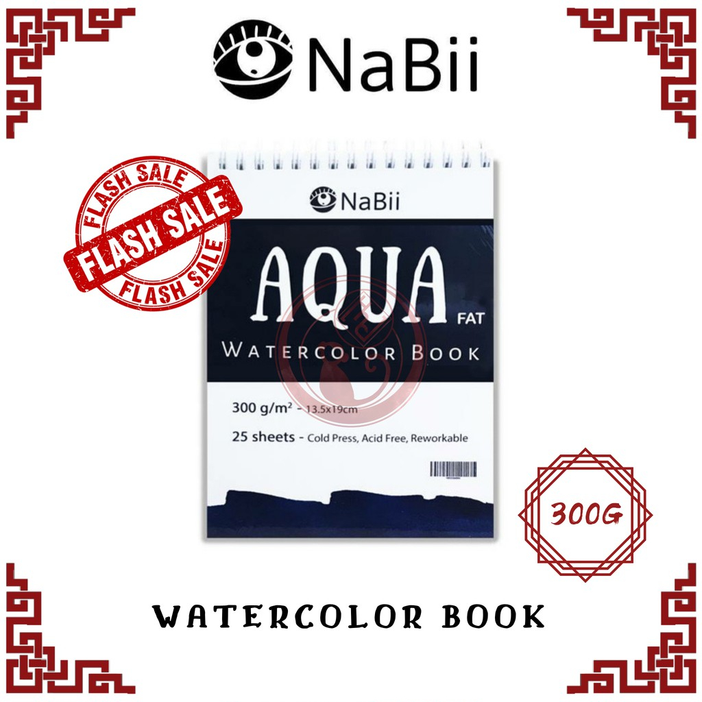 [Nabii] กระดาษสีน้ํา Nabii Aqua
