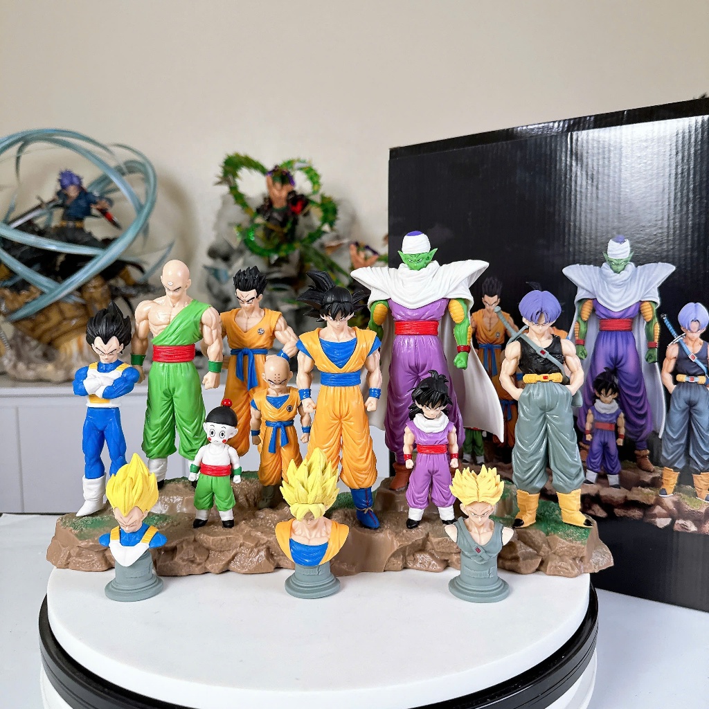 Full Team Z Model 9 Dragonball Members Goku, Gohan,Vegeta...องชูโมฮิห์MH530