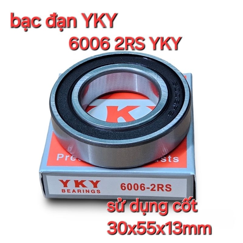 แบริ่ง 6006 2RS YKY (แกนกลาง 30x55x13mm)