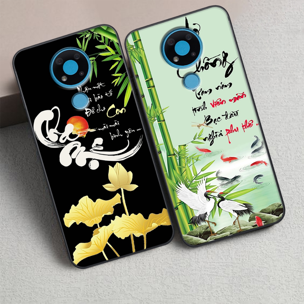 เคสสําหรับ NOKIA 3.4/ 8210 4G พิมพ์ลายคําแหวน สันติภาพ พ่อแม่ SUPER BEAUTIFUL