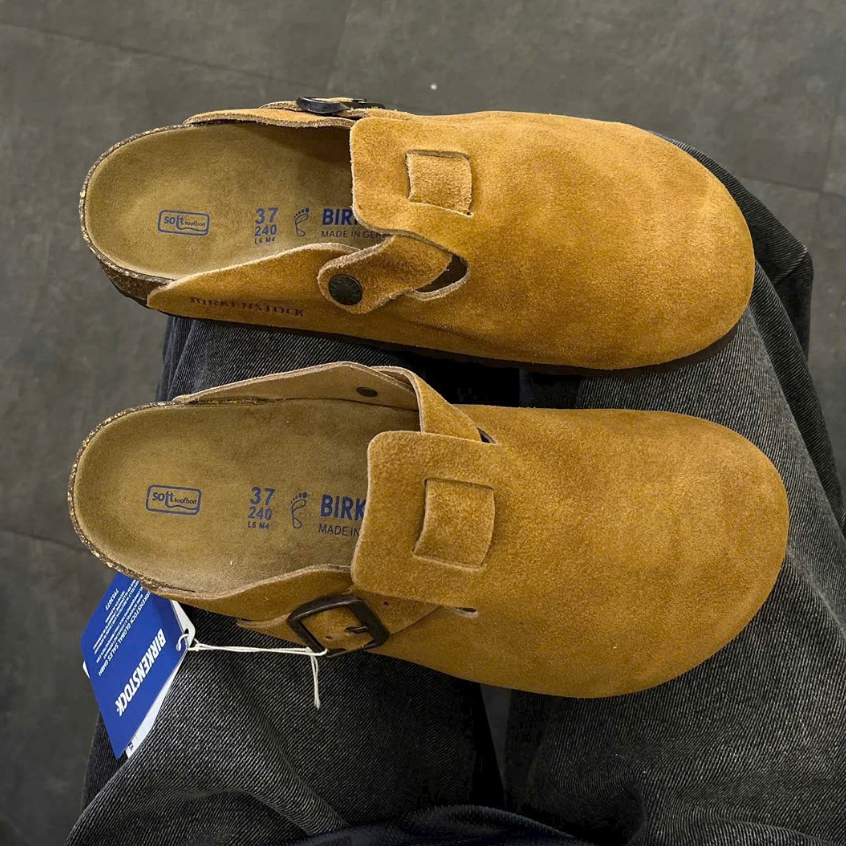 รองเท้า Birkenstock BOSTON CLOG CARAMEL หรือ BONE