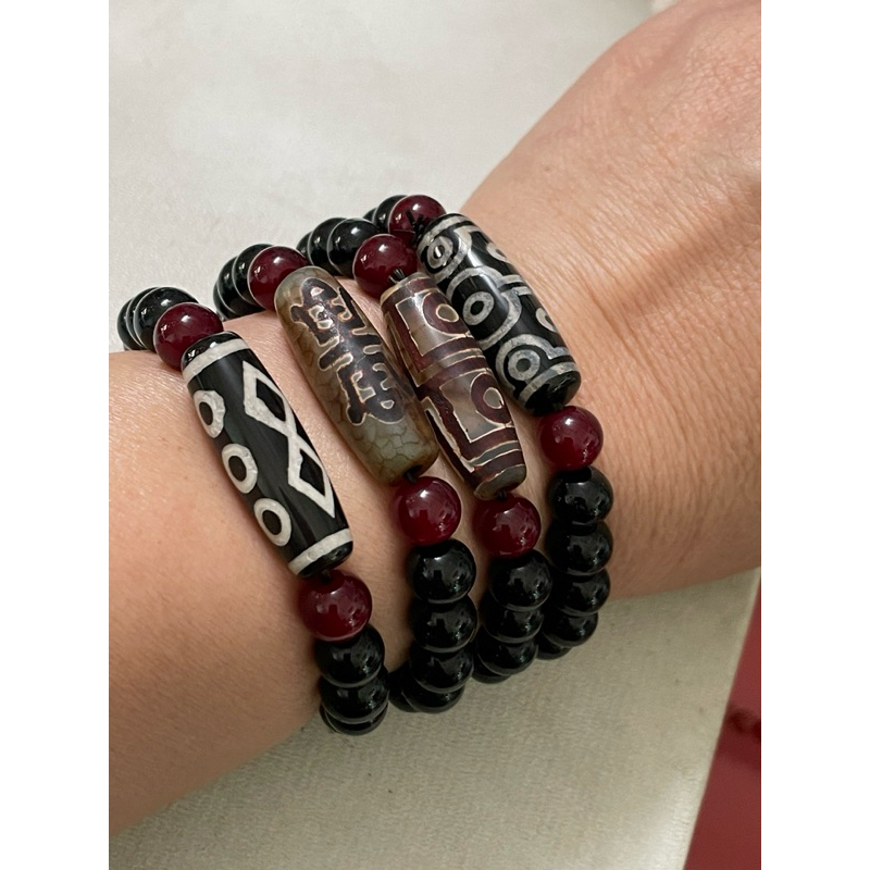 DZI ms H4 สร้อยข้อมืออาเกต