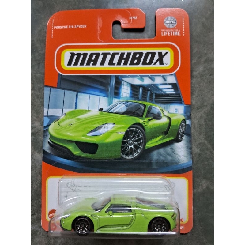 MATCHBOX PORSCHE 918 SPYDER GREEN