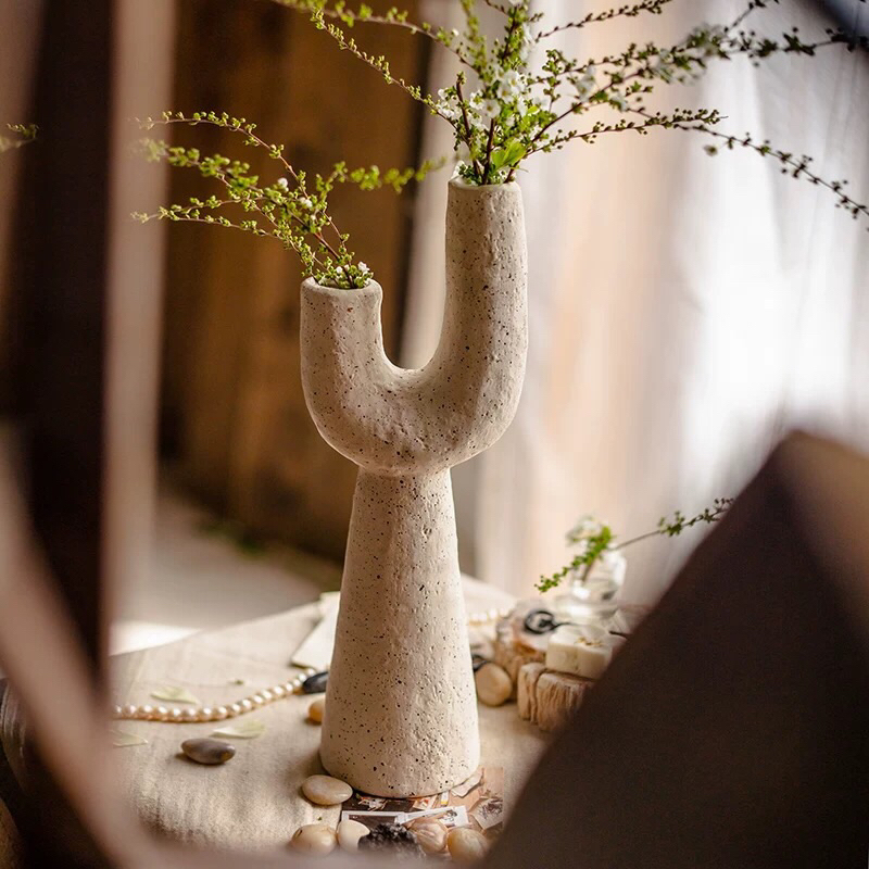 คุณภาพสูงนําเข้าแจกันเซรามิค YURA / แจกัน YURA