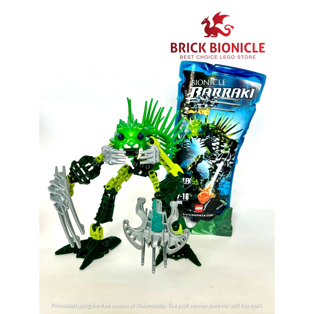 LEGO VINTAGE BIONICLE SG - BIONICLE BARRIKI ASSEMBLY TOY - 8920 Ehlek Barraki