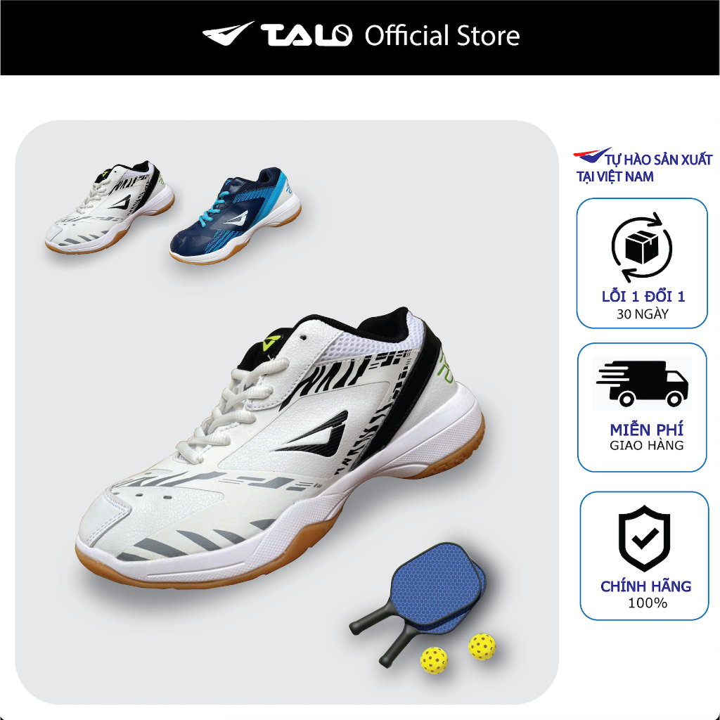 รองเท้าแบดมินตันของแท้ & Pickleball Talo 65z3 Size 38-43 - ดีไซน์เฉพาะทาง คุณภาพสูง