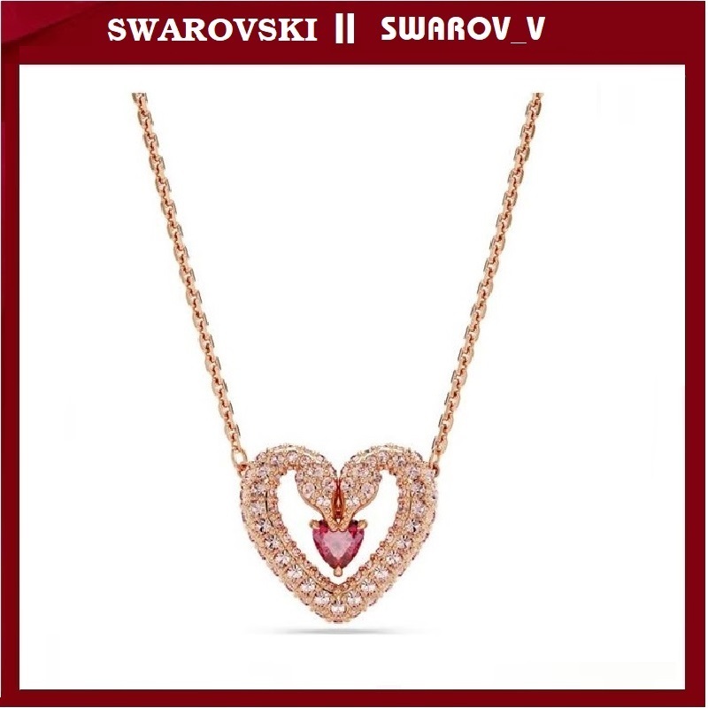 สร้อยคอ HEART IN THE SHAPE OF 2 BABY SWANS ϟ ผลิตภัณฑ์มาตรฐาน