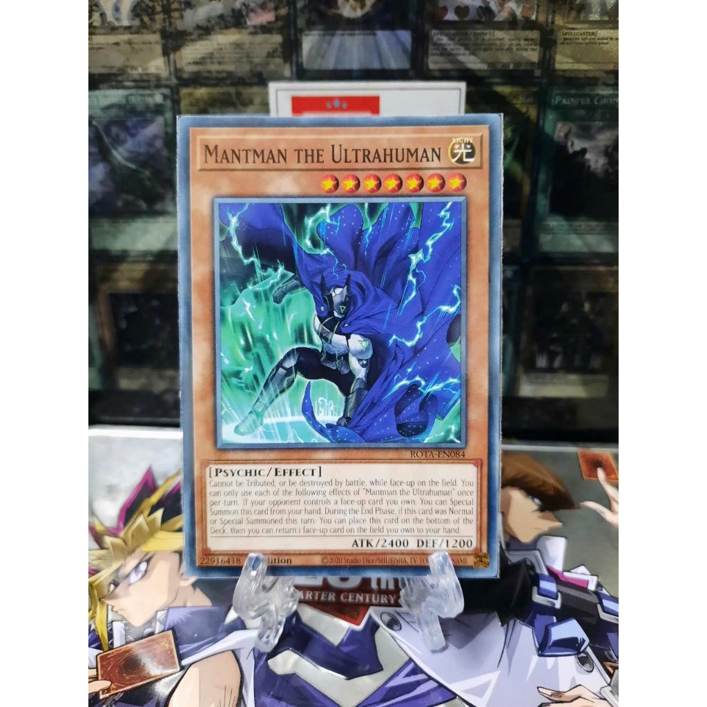 [ Do Lac Shop ] Yugioh Monster Mantman the Ultrahuman Card - ROTA-EN084 - ทั่วไป